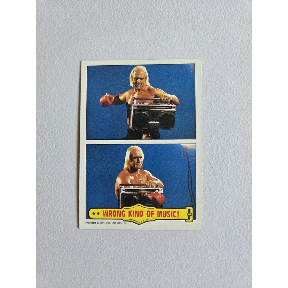 Vintage 1985 Topps WWF Trading Cards 39 Card Lot Hulk Hogan And More